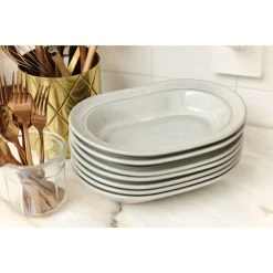 Brand new ✨ Staub Dining Line 10-inch, Serving dish, white truffle ???? -Zwilling-shop 000019690