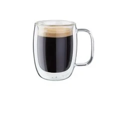 Cheapest ⌛ ZWILLING Sorrento Plus Double Wall Glassware 2-pc Double Espresso Glass Mug Set, Double wall ❤️