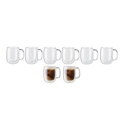 Deals ???? ZWILLING Sorrento Plus Double Wall Glassware 8-pc Coffee glass Mug Set ???? -Zwilling-shop 39500 098 0 3