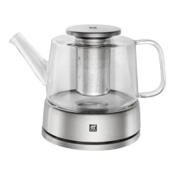 Best Sale ???? ZWILLING Sorrento Double Wall Glassware 27-oz, Teapot with stainless steel stand ????