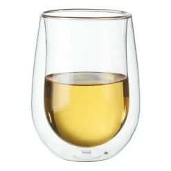 Deals ???? ZWILLING Sorrento Double Wall Glassware 10-oz / 8-pc, Double wall Stemless White Wine Glass Set ????