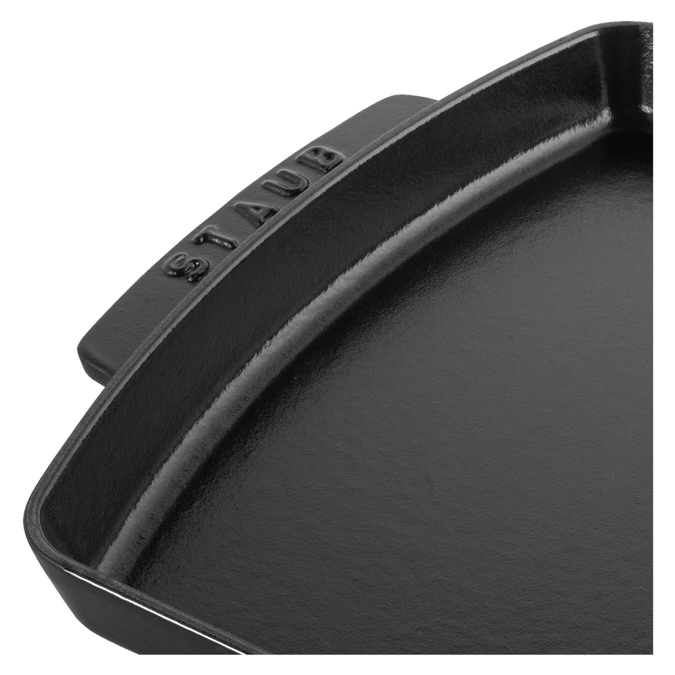 Outlet ???? Staub Cast Iron - Specialty Items 13-inch x 9-inch, rectangular Serving Dish with Wood Base, black matte ???? 6 Outlet ???? Staub Cast Iron - Specialty Items 13-inch x 9-inch, rectangular Serving Dish with Wood Base, black matte ???? - Image 4