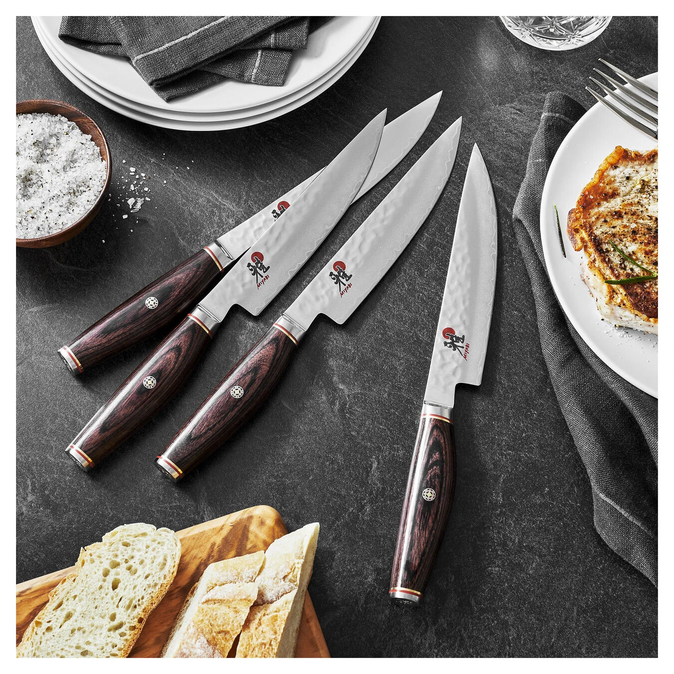 Brand new ???? MIYABI Artisan 4-pc, Steak set ???? 4 Brand new ???? MIYABI Artisan 4-pc, Steak set ???? - Image 2