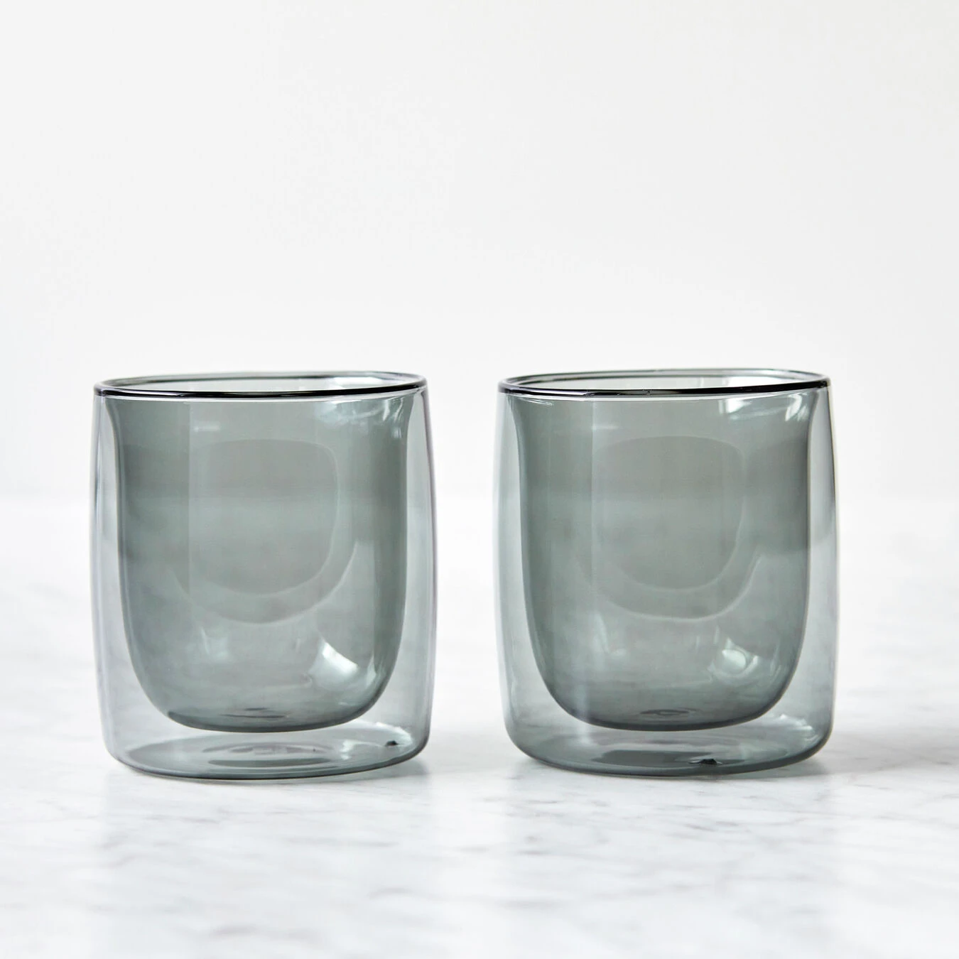 Brand new ???? ZWILLING Sorrento Bar 2-pc tumbler glass set - smoke grey, Double wall ???? 4 Brand new ???? ZWILLING Sorrento Bar 2-pc tumbler glass set - smoke grey, Double wall ???? - Image 2