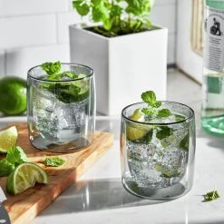 Brand new ???? ZWILLING Sorrento Bar 2-pc tumbler glass set - smoke grey, Double wall ???? 7 Brand new ???? ZWILLING Sorrento Bar 2-pc tumbler glass set - smoke grey, Double wall ???? -Zwilling-shop 750053741