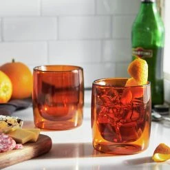 Flash Sale ???? ZWILLING Sorrento Bar 2-pc tumbler glass set - amber, Double wall ???? 7 Flash Sale ???? ZWILLING Sorrento Bar 2-pc tumbler glass set - amber, Double wall ???? -Zwilling-shop 750053743